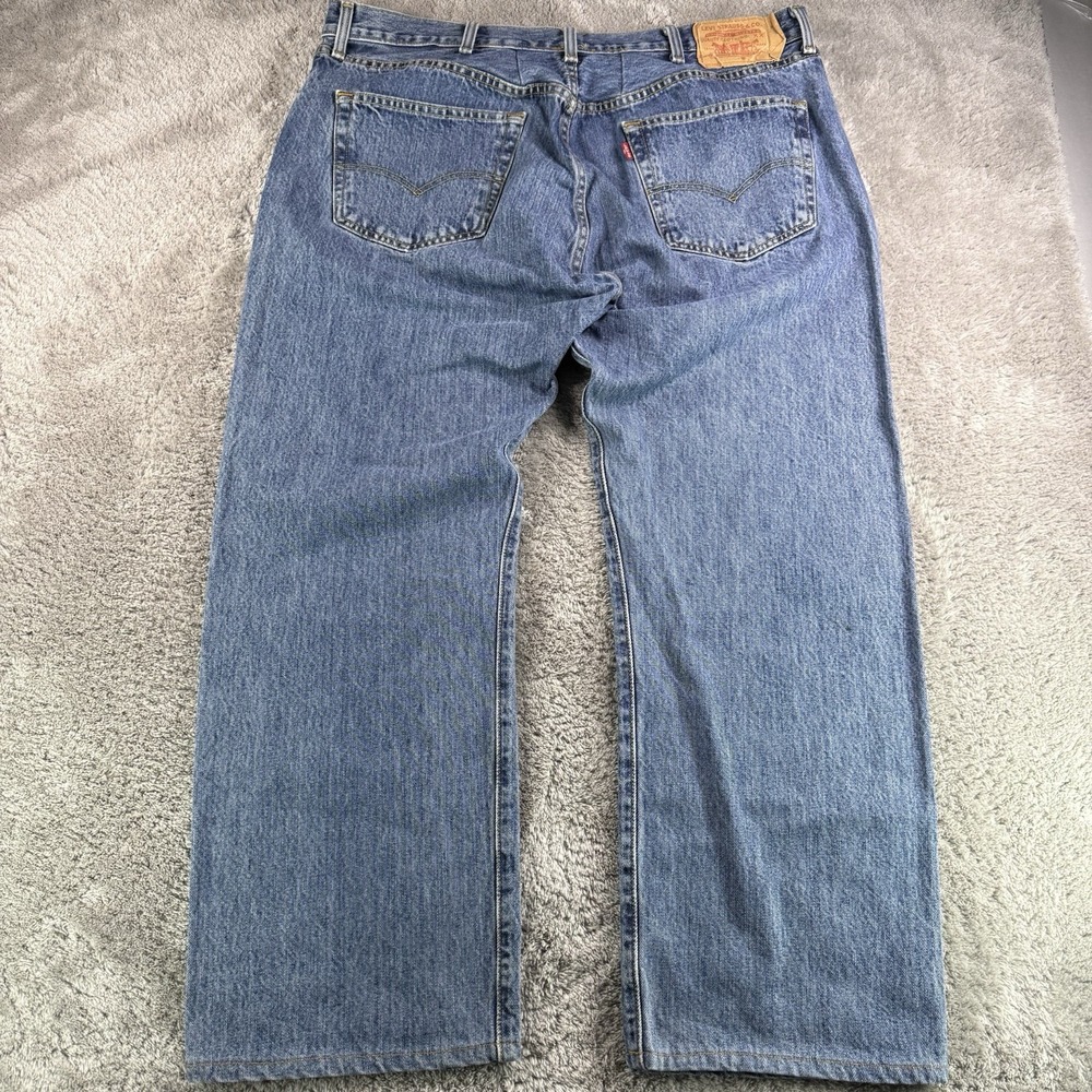 Levi's 501 Jeans Mens 42x30 (39x30 ACTUAL) Button Fly Original Fit Vintage Denim